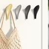 Alloy Leaf Shape Wall Hook Rustproof Door Hanger for Coat Hats Bags Bedroom Bathroom Entryway