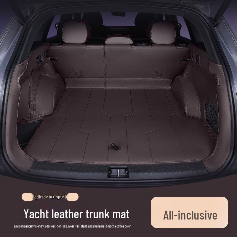 Xingyue L Trunk Mat: Full Coverage for 26 Geely Models, Original Car Color