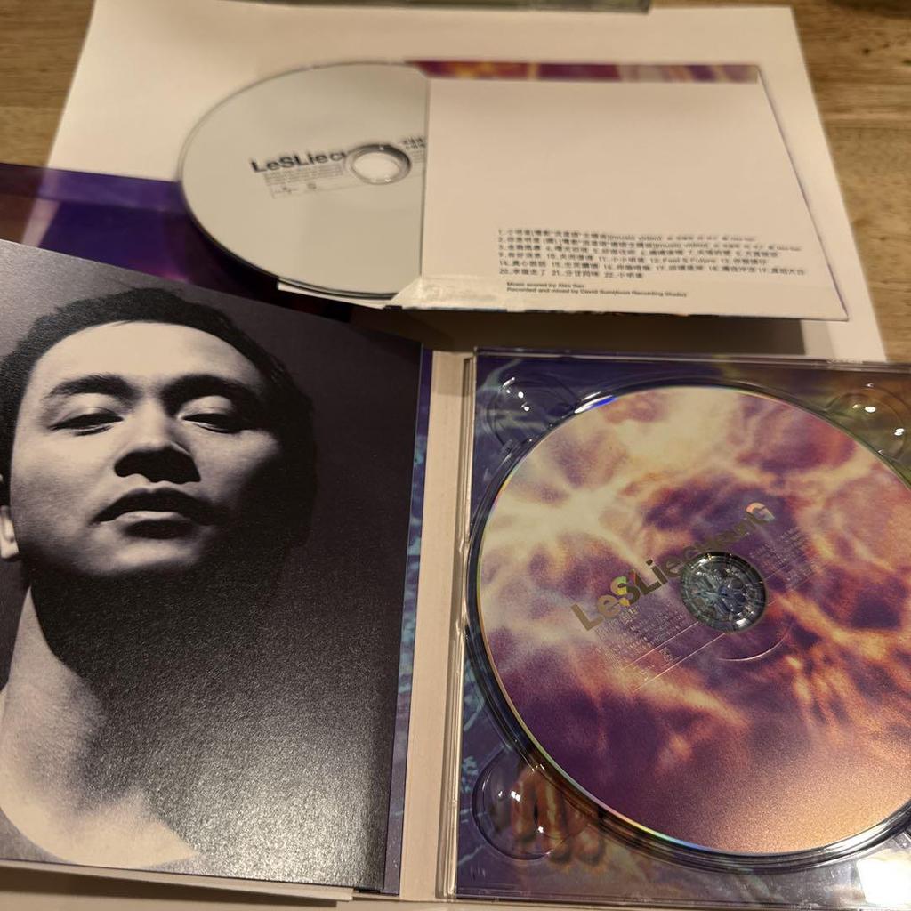 [USED] Rare Zhang Guocheng Leslie Cheung CD + VCD with a Number of Copies (Hong Kong Version)
