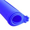 Pet Cat Feeding Mat Square Silicone Quick Dry Dish Bowl Feed Food Water Placemat (Blue)
