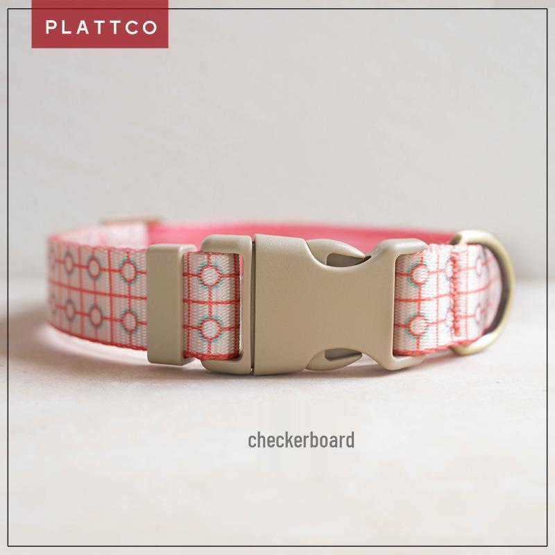 PLATTCO Pink Dog Collar PDC371 S 2.0cm (31-41cm)