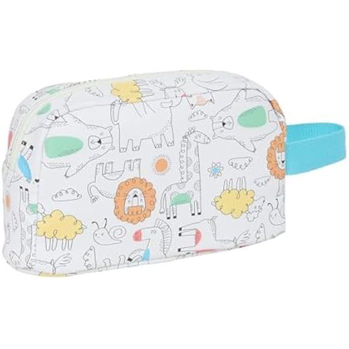 Porte-repas - SAFTA - PREESCOLAR ZOO - Thermique - Beige - 21,5 x 6,5 x 12 cm