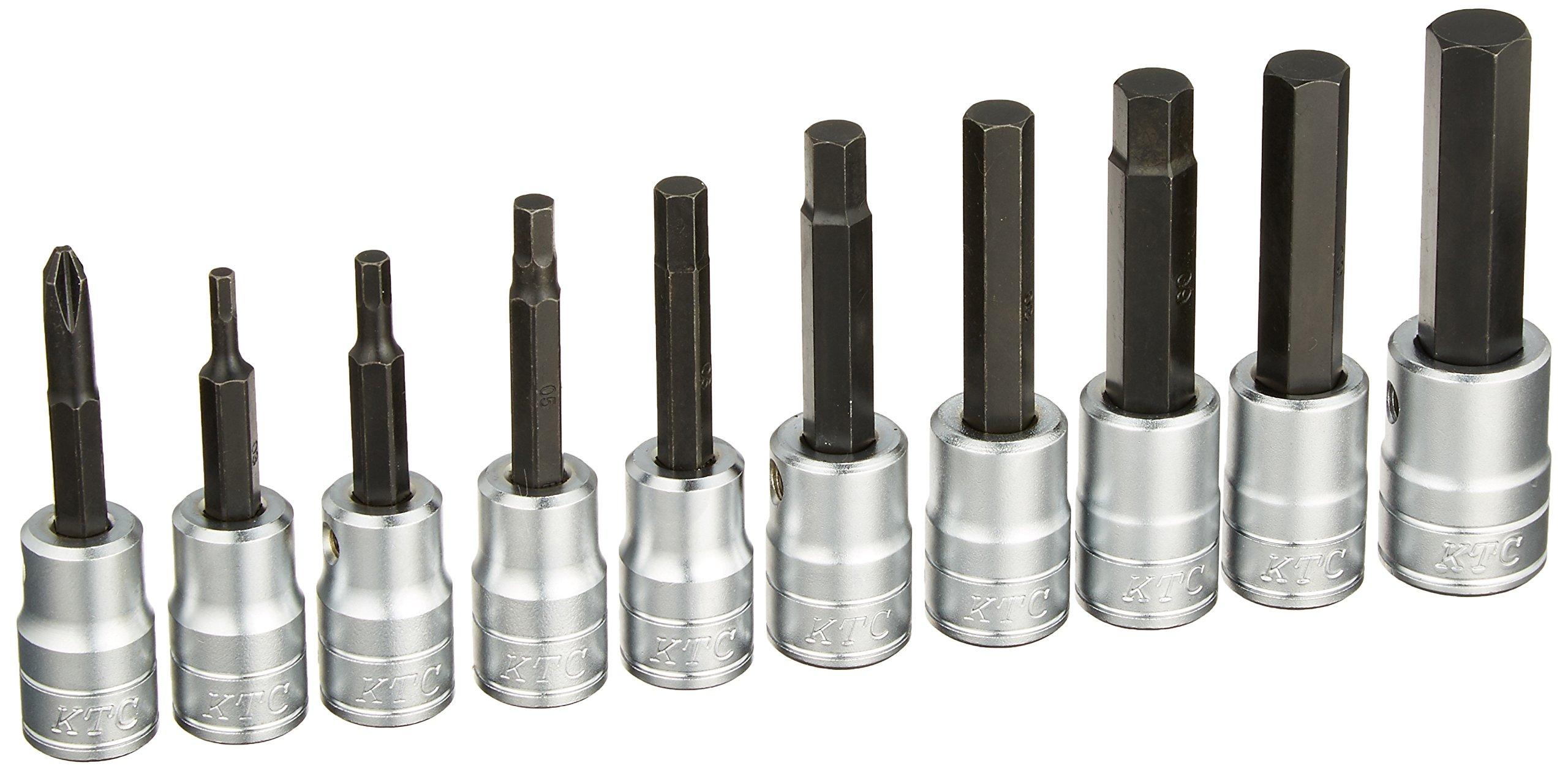 

Kyoto Machine Tool (KTC) Hexagon Bit Socket Set TBT310H