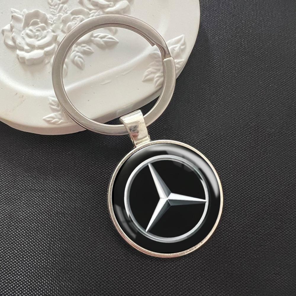 

Автомобильная наклейка Металлическая брелок для ключей Брелоки Аксессуары для ключей для Mercedes Benz W203 W204 W168 W124 W205 C180 E320 S320 CLA CLK CLS GL