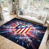 Design Atletico Madryt Kryształowy Aksamitny Dywan Przytulny Nie?Antypoślizgowy Dywan Wzorzysty Do Sypialni Salonu Przedpokoju