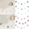 Cute Nordic 5Pcs Stars Hanging Ornaments Banner Bunting Party Kid Bed Room Decor