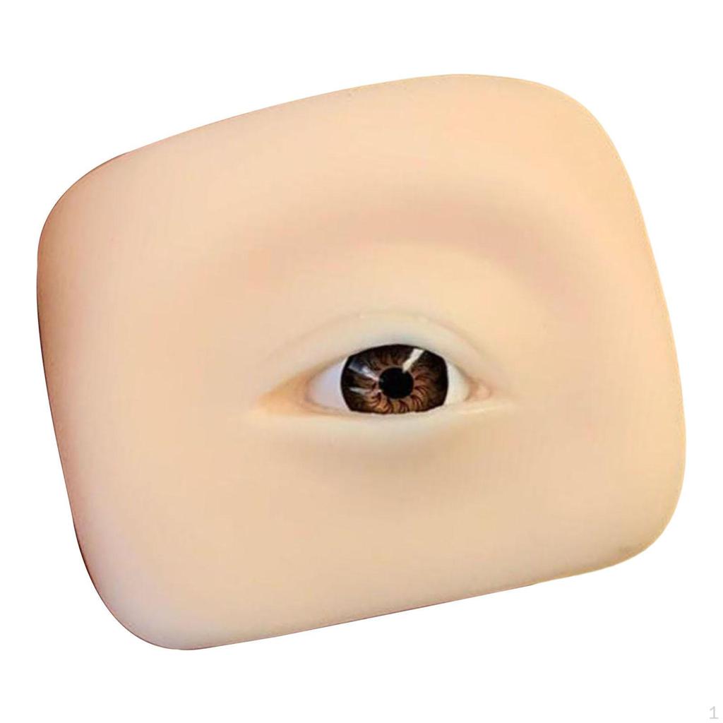 5D Practice Silicone Eye Supplies Lightweight Teaching for Beginner