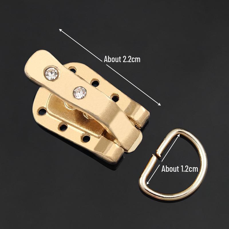 Casaco Exquisito de Moda em Pele de Visão com Fivela Bico de Pato e Botões Decorativos Especiais