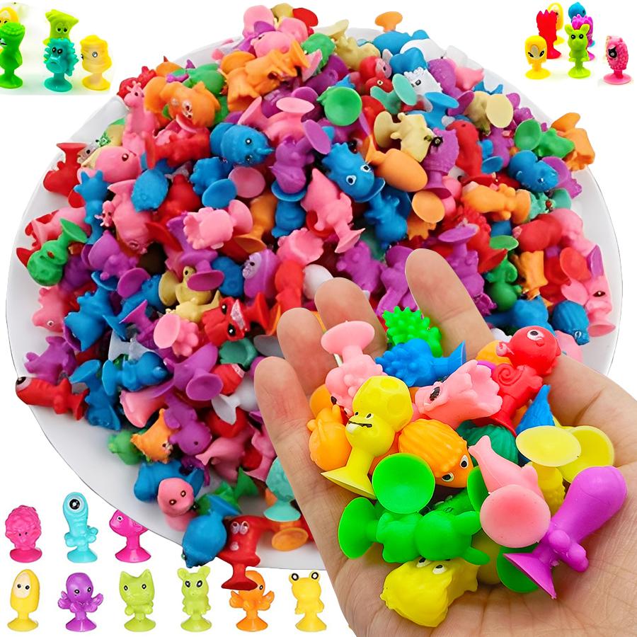 15/25/40pcs 2.5cm Mini Suction Cup Monster Dolls Desktop Ornaments & Cute Decor Gifts Party Favors & Novelty Decor Accessories