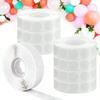 5pcs Pieces Transparent Glue Dot Adhesive Tape, 100 Glue Dots Per Roll, Movable, Double-Sided Glue Dots, 12mm Diameter, Suitable For Scrapbooking