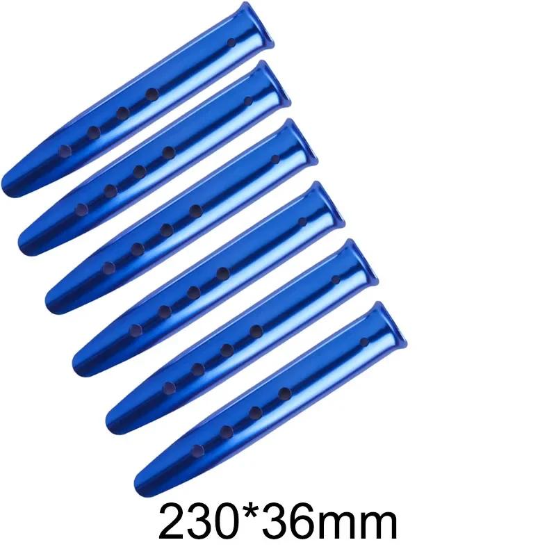6pcs Outdoor Beach U-Shape Tent Stakes Camping Tent Pegs Tools for Camping Hiking Beach Snow Sand Ground Tarp Accessories
