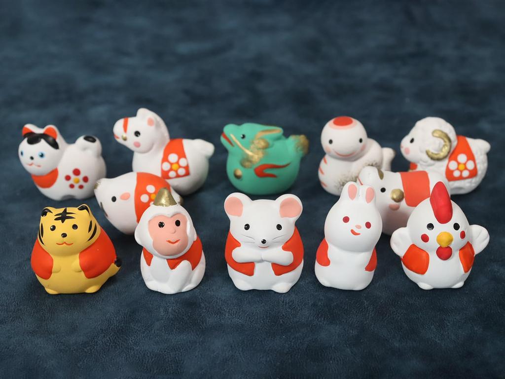 Shōhō 2026 (Reiwa 8) Zodiac Figurine: Horse (Year of the Horse) Lucky Charm Twelve Zodiac Animal Ornament (with Lucky Charm Sticker)