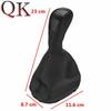 Durable Black Leather Shift Knob Cover for Mercedes Manual Transmission