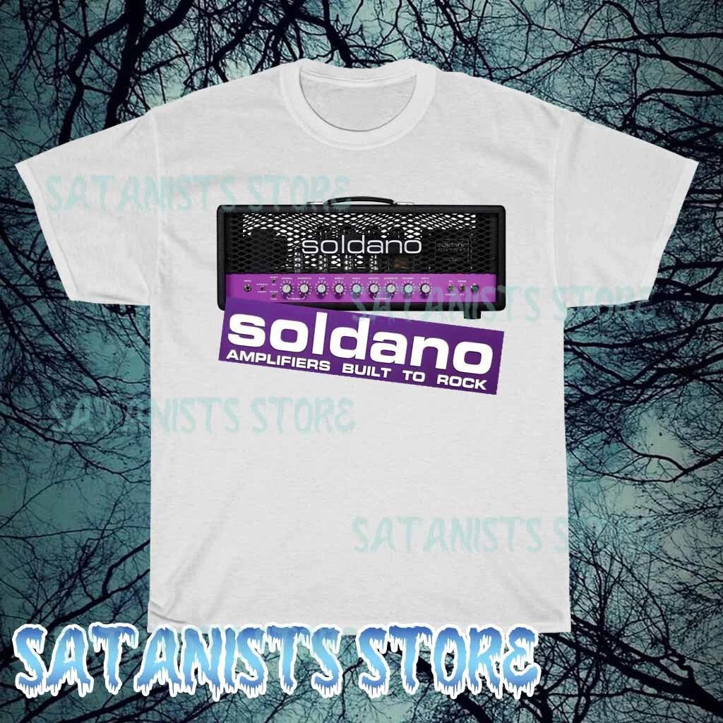 New Soldano Custom Amplification Guitar Logo Men s T-shirt funny size S to 5XL S