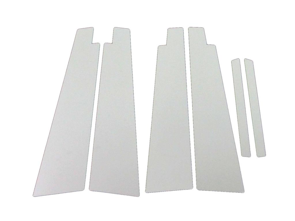 BRIGHTZ Finish Stainless Steel Plated Pillar Panels for Toyota Crown Majesta Ultra-Mirror (6-Piece Set) UZS186/UZS187 (PIL-SIL-337) (Part Number