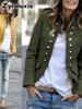 Veste blazer boutonnée pour femme pour l'automne-Hiver