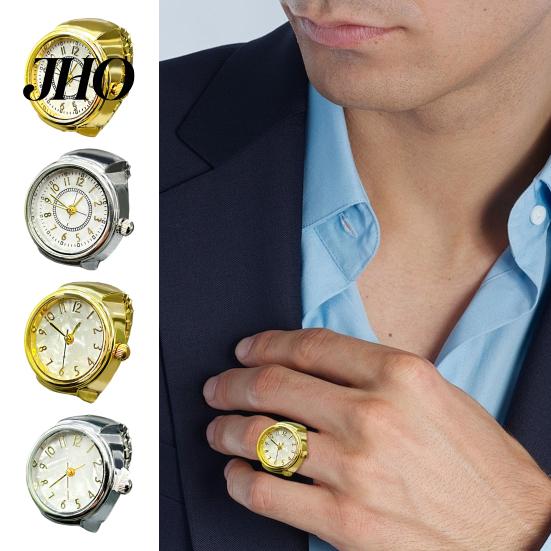 Montres Anneau Numérique Réglable Hommes Femmes Élastique Doigt Transparent Créative Montre Cadran Rond Quartz pour la Saint-Valentin Numérique
