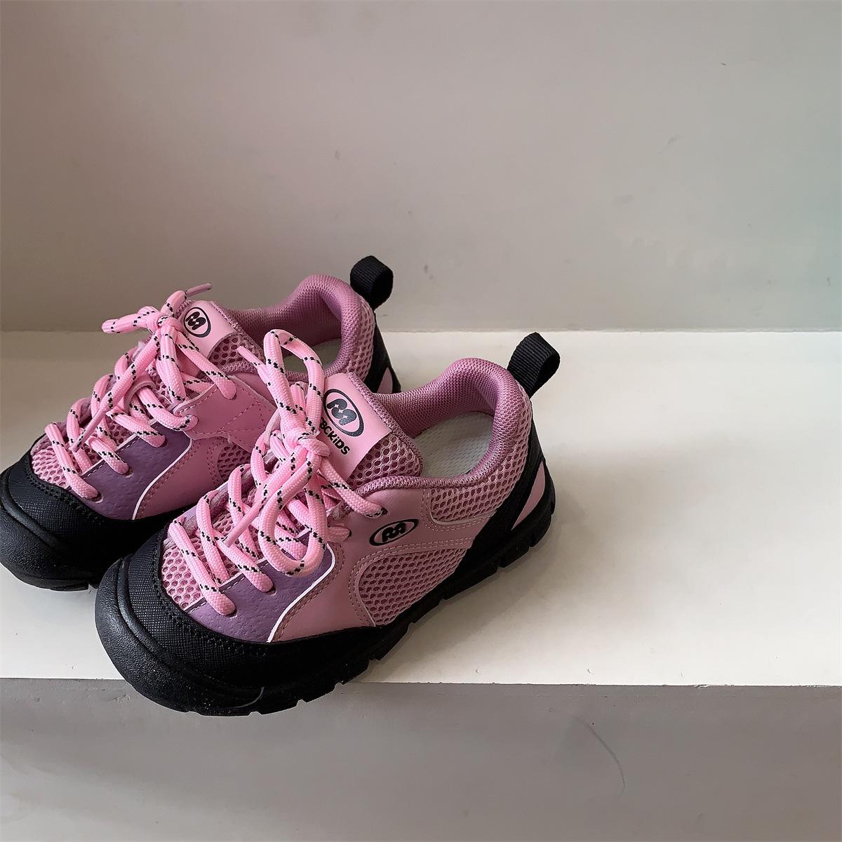 Children s sports shoes girls hiking shoes mesh breathable boys baby shoes 23