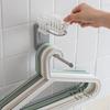 Multifunctional Clothes Storage Rack Large Capacity Seamless Clothes Clip Storage Hook Bathroom Wall Mounted Storage Tool