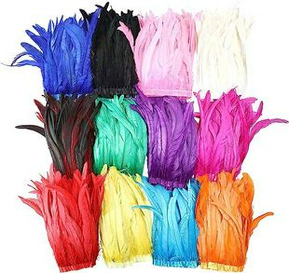 Ostrich Feather Strips for Dance Costumes, Formal Wear & Handmade Fashion Accessories