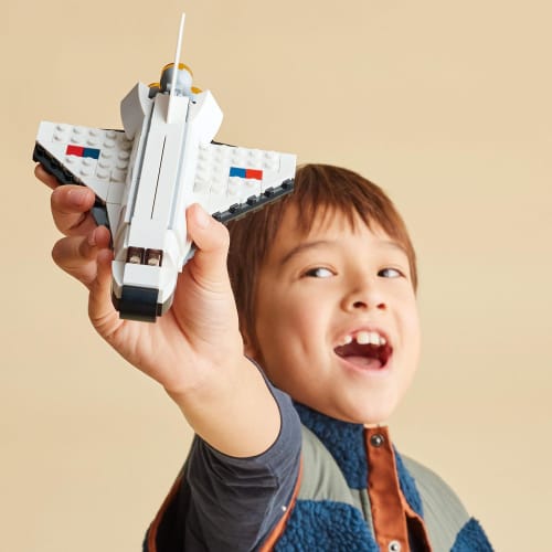 LEGO Creator Expert Space Shuttle Toy Present Birthday Block Educational Christmas Boys Girls Children 6 Years Old 7 Years Old 8 Years Old 9 Years Old