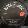 7inch Record SHIRLEY JAMES  DANNY RAY  Right Time Of The Night BJ7012 Black Jack 1981 UK Reggae Ska  Dub Used