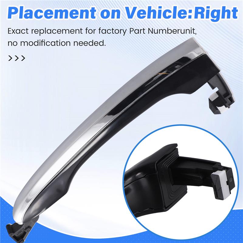 AUTO Car Front/Rear Outside Handle For Hyundai Genesis Sedan 3.8L 4.6L 2009-2014