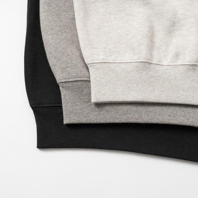 FOG ESSENTIALS Saison 8 Beflocktes Rundhals-Sweatshirt für Herren, lockere Passform