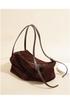 Autumn/Winter Frosted Suede Crossbody & Shoulder Bag - High-End Large Capacity Cowhide Pillow Tote