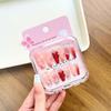 Pegatinas de Uñas Portátiles de Dibujos Animados para Niñas - Estilo Largo Blanqueador de Uñas, Nuevo Diseño 2026 para Uñas de Niñas Medianas y Grandes