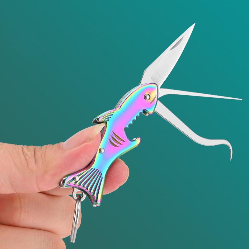 High Quality Steel Toothpick Folding Knife Household Carry-On Tooth Picking Artifact Advanced Toothpick Bottle Opener