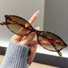 Retro Personality Small Frame Oval Sunglasses, Artistic Style Sunglasses, Trendy Sunglasses