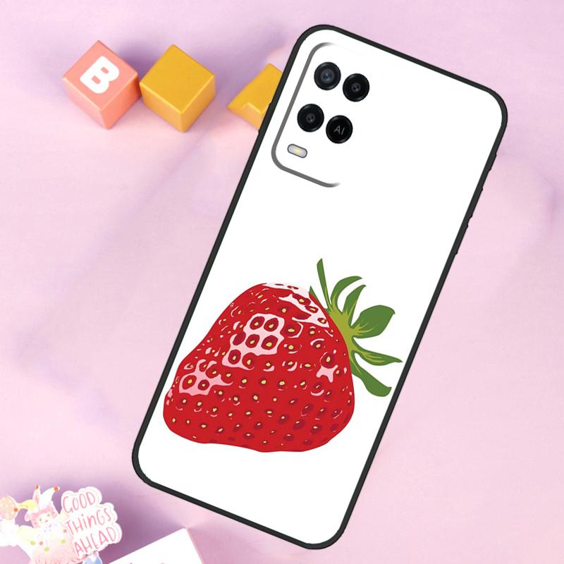 Strawberry Case For Oppo A98 A78 A18 A38 A58 A74 A94 A54 A15 A17 A57 A6 A5 Pro A16 A76 A96 A40 A60 A80