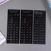 Waterproof Korean Keyboard Sticker 5Pcs Set PVC Material Decal Reusable for Laptop Desktop PC For Multilingual Users