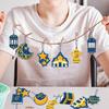 Eid Mubarak Pulling Flag Ramadan Hanging Pendants Decoration  Middle East Festival Party Islamic Muslims Decor Ornaments