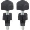 Unifizz Hood Stop Cushion Bumper 2 Pack Rubber Hood Rest Supports for Ford Ranger 1998-2011, F-250 F-350 Super Duty 1999-2007, Excursion, Explorer,