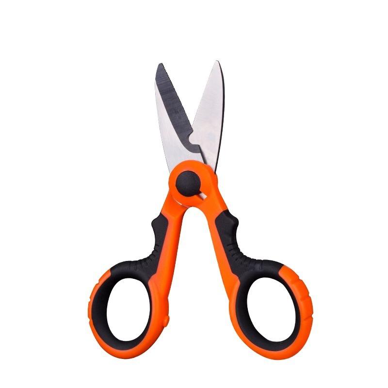 Cross Border Cutting Powerful Horse Fishing Line Special Scissors Portable Multi Functional Small Scissors Fish Fishing Scissors