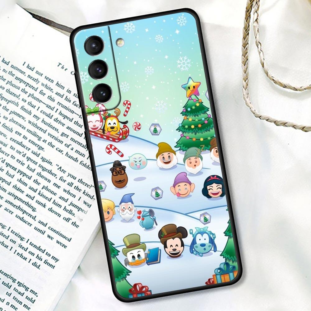 S24Ultra For Samsung Galaxy S21 S20 FE S22 Ultra 10 S23 S24 Plus Phone Case Funda Cover Merry Christmas Gift Santa Claus Snowman