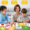 Vzdělávací kartičky pro batolata Písmena abecedy Slova Kartičky Předškolní vzdělávání Montessori Hračky pro raný vývoj Vyučovací pomůcky