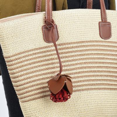 Nyckelring Blommig Design Nyckelring i Konstläder Hänge Väskberlock Handväskor Plånböcker Bilnycklar Färgglada Tillbehör