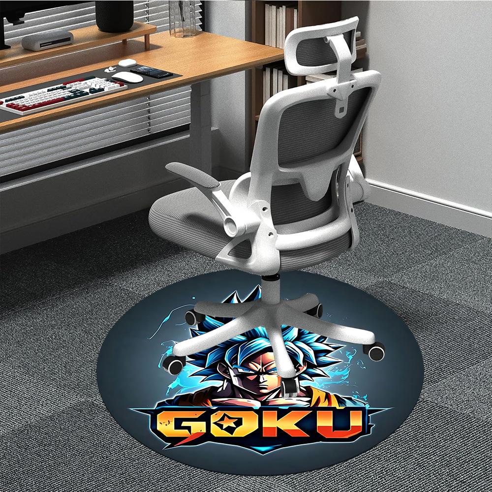 

1pc Goku, Dragon Ball Chair Carpet for Office - Indoor Non-Slip Washable Polyester Fiber Carpet, Soft Comfortable Mat For Office yy250928072 80cm by 80cm