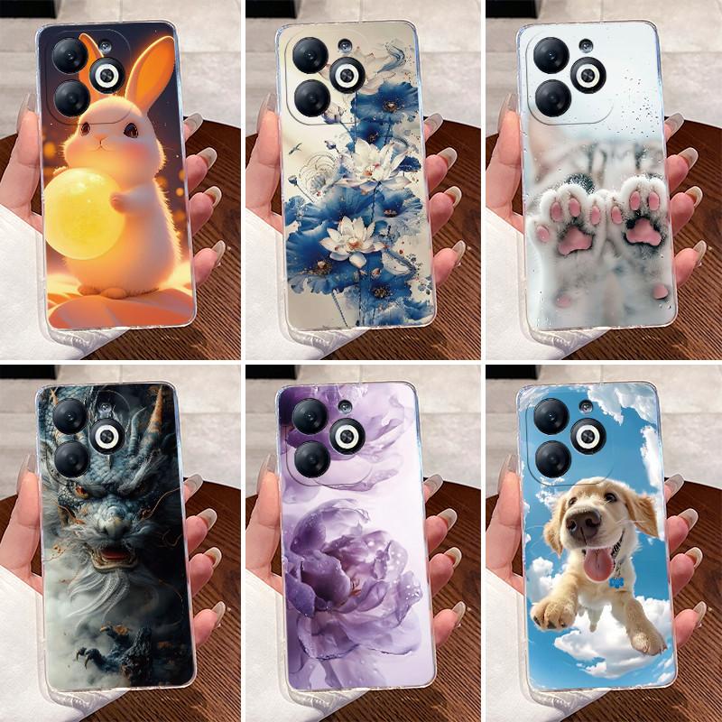 Casing For Techno Spark Go 2024 Luxury Cute Cool Boys Girls Transparent TPU Soft Bumper Cover Tecno Spark Go 2024 BG6 Phone Case