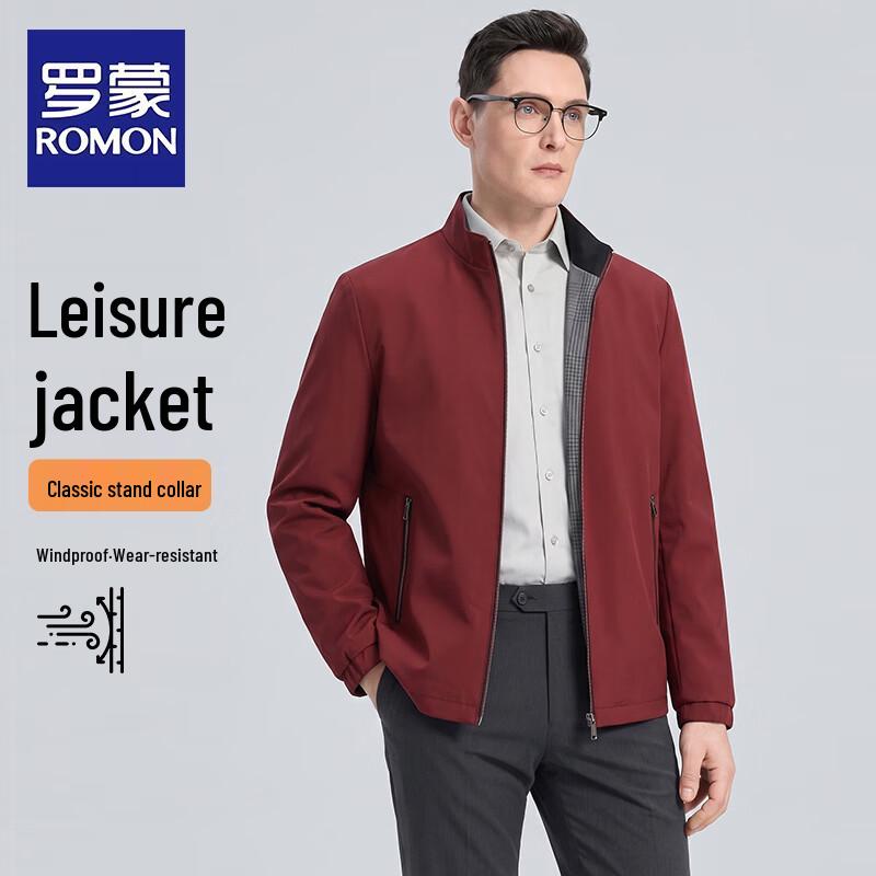 ROMON Men's Business Casual Padded Jacket