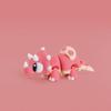 3D Printed Mini Movable Dinosaur Figurine with Egg Shell Trendy Desktop Ornament Fun Gift for Boys Girls Dinosaur Enthusiasts