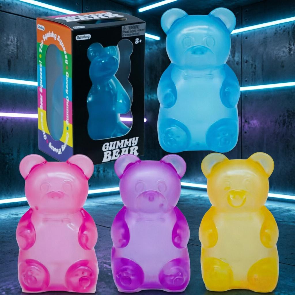 1-5Pcs Cute Bear Nee Maltose Squeeze Toy Dough Colorful Sensory Toy Creative New Item Desk Decoration Stress Relief Doll