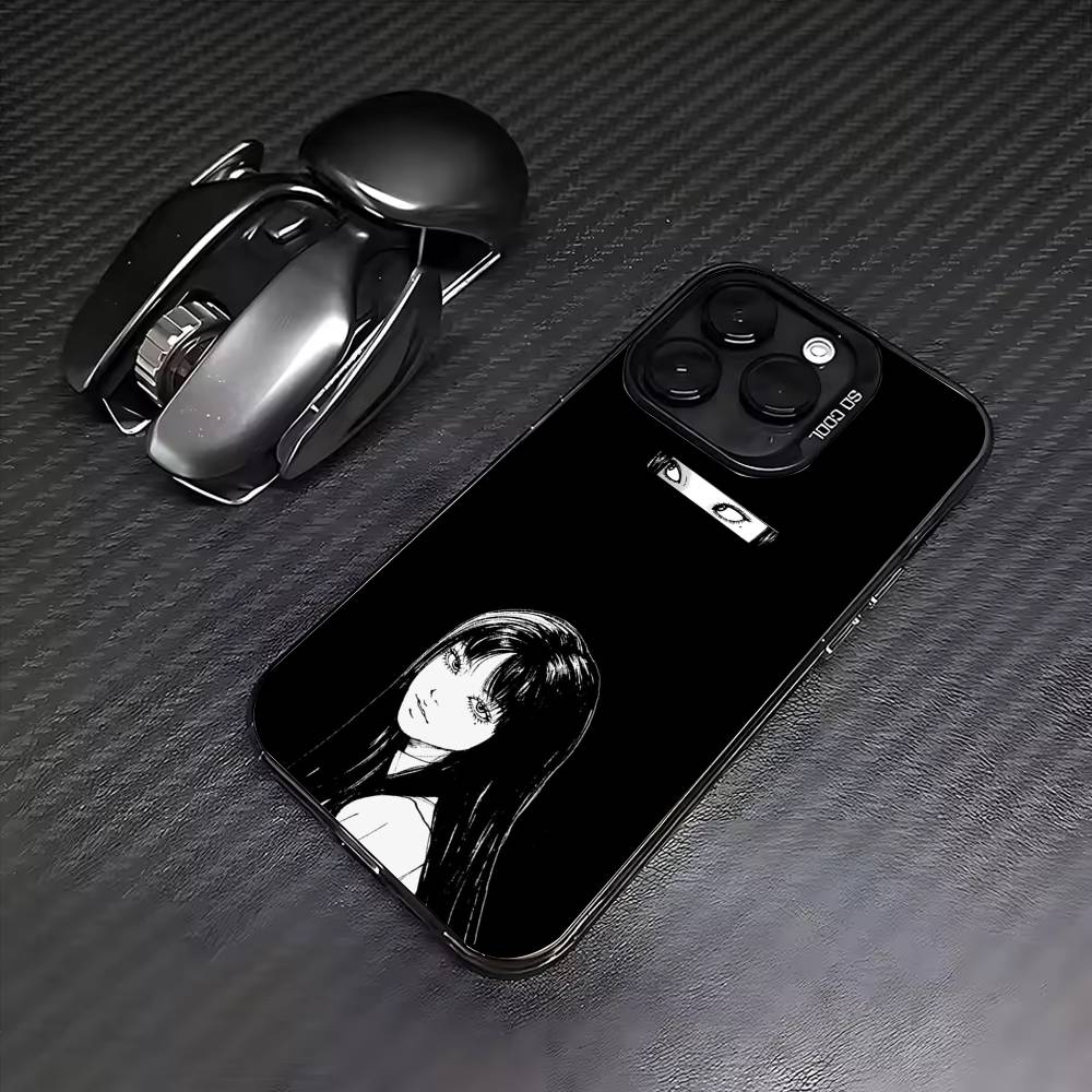 HOT Comics T-Tomie Phone Case For iPhone17,16,15,14,13,12,11 Plus,Pro Max Colored Silver Plated Inside Cover