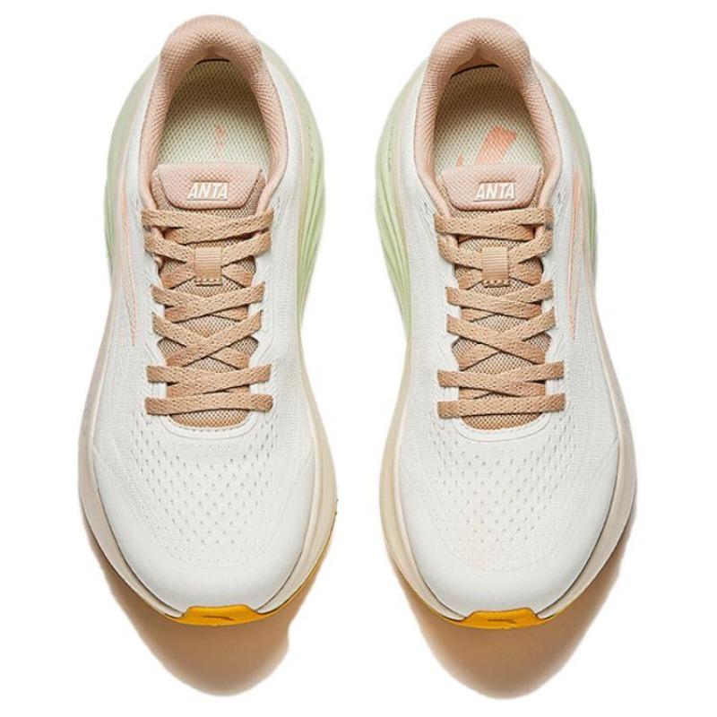 Anta Travel Step 1.5 PG7 Comfortable Versatile Slip-Resistant Durable Rebound Low-Top Training Running Shoes Women Sneaker Ivory-White 122515508-8