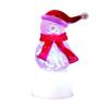Christma Snowman Bubble Light Decor With Plastic Material For Holiday Festivities