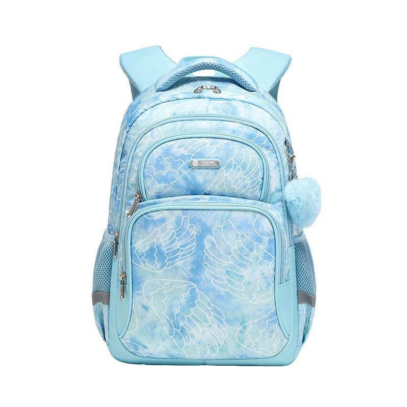 3-Piece School Backpack Set Spine Protection Ergonomic Waterproof Bookbag with Lunch Bag Pencil Case for Grades 3-6