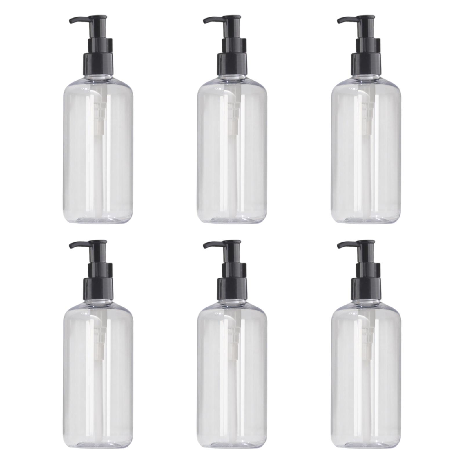 

PET Soap Dispenser Bathroom Pump Bottle Refillable Lotion Container for Home Hotel Washroom